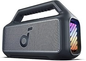 Resim Soundcore by Anker Boom 2 Bluetooth Hoparlör, 24 Saat Çalışma Süresi, 80W, RGB, 2.1 Stereo, IPX7, BassUp 2.0, Özelleştirilebilir EQ, 