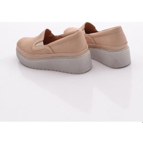 Resim Dgn 3536 Kadin Lazerli Kalin Taban Comfort Ayakkabi Buz 