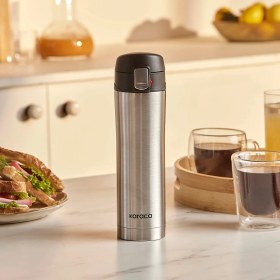 Resim Karaca Pluton Çelik Sızdırmaz Termos Inox 450 ml 