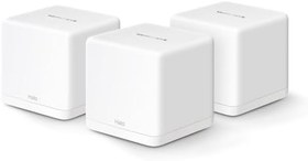 Resim Mercusys Halo H60X 3-pack, AX1500Mbps, Dual-Band, Gigabit Portları, 100'e Kadar Cihaz Bağlanabilir, 550 m²'ye Kadar Kapsama, Akıllı Bağlantı, Mobil Uygulama ile Kolay Kurulum, Wi-Fi 6 Mesh Sistemi 