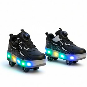 Resim Ceox Patenli Işıklı Tekerlekli Çocuk Spor Ayakkabı Kaykay sneaker 