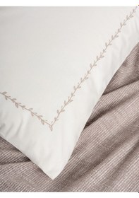 Resim Cotton Box Embrova Şönil Çift Kişilik Yatak Örtüsü/pike Takımı Loom Bej Bej 