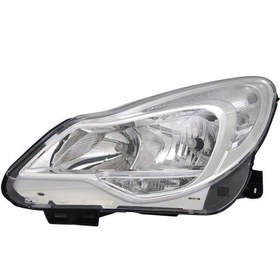 Resim Opel Corsa D 2011-2015 Sol Krom Motorlu Far 