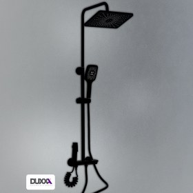 Resim Duxxa Piano Bataryalı Duş Seti Mat Siyah Dp.100.ms Satin Siyah 