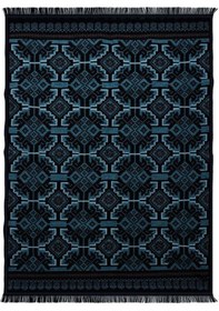 Resim Bigghome Çift Taraflı Kilim, Makinede Yıkanabilir, Modern Desenli, 80 150 Cm, Sa25at 