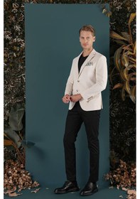 Resim Efor C 651 Ceket Slim Fit Taş Casual Taş 