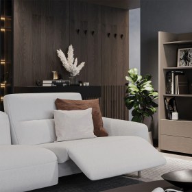 Resim Enza Home Jerez 3'lü Dokuma Koltuk - Beyaz 