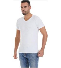 Resim Yıldız 150 Erkek Modal V Yaka Kısa Kol Atlet 10 Adet 001 