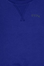 Resim U.S. Polo Assn. Erkek Çocuk Mor Bisiklet Yaka Basic Sweatshirt 50313829-VR038 