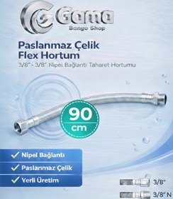 Resim GGama Bağlantı ve Batarya Hortumu - 3/8 N İnç 90 CM 