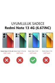 Resim ucuc Xiaomi Redmi Note 13 Uyumlu Silikon Kenar Sert Arka Anti Düşme Kılıfı Spiderman desenleri 
