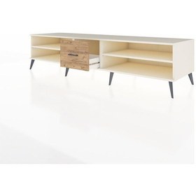 Resim Kronos Tv Ünitesi 2 Raflı Tek Çekmeceli 220x59x51 Aytaşı-aytaşı/çam Aytası/atlas Çam - Aytası 