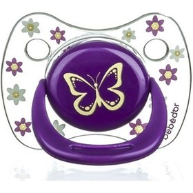 Resim Bebedor B-172 Tritan Crystal Şeffaf Damaklı Uç Emzik 6-18 Ay No:2 Şeffaf 