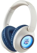 Resim XO RGB Kablosuz Kulak Üstü Katlanabilir Kulaklık BE43 – Bluetooth 5.3 | 600 mAh | 30 Saat Pil Ömrü, RGB Aydınlatma, Ultra Konforlu Pedler ve Hızlı Şarj, Beyaz 