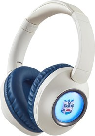 Resim XO RGB Kablosuz Kulak Üstü Katlanabilir Kulaklık BE43 – Bluetooth 5.3 | 600 mAh | 30 Saat Pil Ömrü, RGB Aydınlatma, Ultra Konforlu Pedler ve Hızlı Şarj, Beyaz 