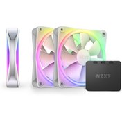 Resim Nzxt F120 Rgb Duo Beyaz 3x120 Mm+fan Kontrolcü Rf-d12tf-w1 Nzxt