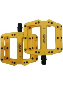 Resim Sari Evo Sarı Plastik Rulmanlı Platform Çivili Bisiklet Pedalı 