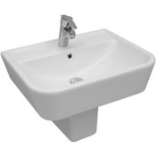 Resim Serel Star Lavabo 48 x 60 CM (De30) + Star Yarım Ayak (De21) 