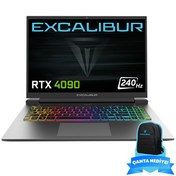 Resim Excalibur G911.1490-DF90A-D Intel Core i9 14900HX 16" 32 GB DDR5 RAM 1 TB NVMe SSD 16 GB RTX4090 W11Home Gaming Laptop Casper