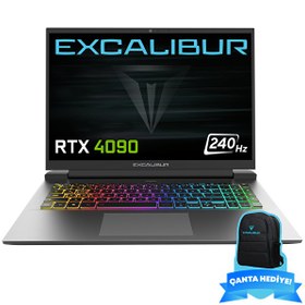 Resim Excalibur G911.1490-DF90A-D Intel Core i9 14900HX 16" 32 GB DDR5 RAM 1 TB NVMe SSD 16 GB RTX4090 W11Home Gaming Laptop 