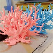 Resim 1/2 adet Canlı Simüle Akuatik Akvaryum Koral Dekoru - Pembe ve Mavi Renkli Hayal Kırıklığı Koral Ağacı Balık Tankı Sahne ve Parti Okyanus Bitkisi Geliştirme - Şık Oturma Odası Dekoru, Balık Tankı Aksesuarı | Gerçekçi Koral Tasarımı | Dayanıklı Koral Parçası, Koral Kumu Dekoru 
