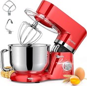 Resim Powwa Stand Mikser 1500W 6.2 QT (5.9 LT) Tilt-Head Elektrikli Mutfak Şefi 