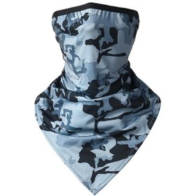 Resim Butu Uv Korumalı Açık Hava Boyun Körüğü Açık Gri Kamuflaj 