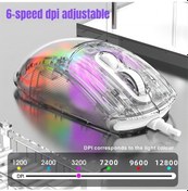 Resim Didadodo Mufunye Hxsj X400 Profesyonel Oyun Faresi: 12800 Dpı, 7 Programlanabilir Tuş, Rgb Aydınlatma, Ergonomik Tasarım 001 001 