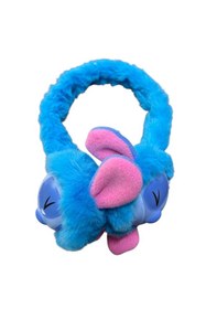 Resim Stitch Peluş Kulaklık Mor Açık Mor 