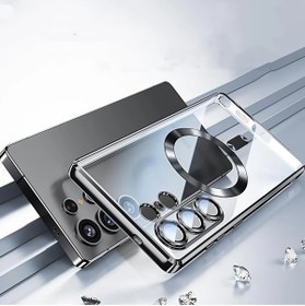 Resim Dexmon Galaxy S23 Ultra Kılıf Magsafe Şarj Özellikli Kamera Ve Lens Korumalı Esnek Silikon Dempre Case 