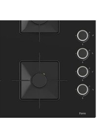 Resim Steam Plus Serisi QEP64CS - SS205 - D077 3lü Cam Ankastre Set 