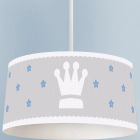 Resim Talia Home Kral Tacı Çocuk ve Bebek Odası Fon Perdesi 2 Kanat TLA-117 