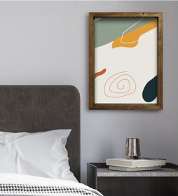 Resim Bk Gift Yatak Odası Konseptli Doğal Masif Ahşap Çerçeveli Tablo 4 (551112234) 