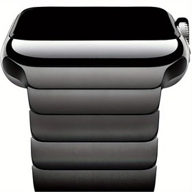 Resim Şık Paslanmaz Çelik Ayarlanabilir Bileklik iWatch Serisi 1-9 & SE için - Dayanıklı, Kelebek Tokalı Rahat Uyum - Spor ve Günlük Kullanım için Mükemmel 