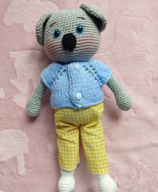 Resim CanansCraft Amigurumi Kuala Örgü Oyuncak Çocuk Oyuncağı 