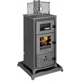 Resim Rekor Lima Döküm Yanma Hazneli Şömine 6 Parça Boru Hediyeli 