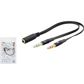Resim Hadron Hd4611 2Ux To Aux 2M/F Kulaklik Mikrofon Birleştirici 