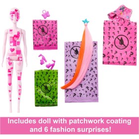 Resim Barbie Color Reveal Renk Değiştiren Sürpriz Barbie Denim Serisi - 3+ Yaş 