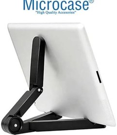 Resim Microcase Lenovo Tab One 8.7 inch Tablet için Çanta+Türkçe Bluetooth Klavye+Mouse+Tablet Standı-AL8124 