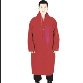 Resim Eleven Markets Raıncoat Eva Unisex Bordo Yağmurluk 