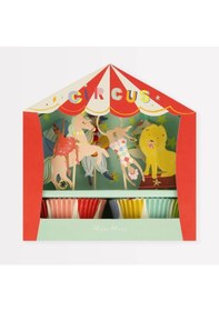Resim Meri Meri - Circus Cupcake Kit - Sirk Cupcake Kit X24 