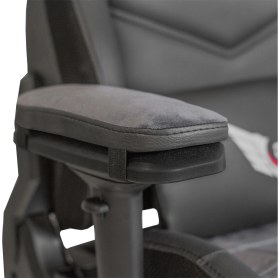 Resim Calitte Gri Kumaş Kol Pedi Ofis ve Ev Uyumlu Ergonomik Tasarımlı Oyuncu Koltuğu Aksesuarı 