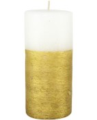 Resim MİSSİ ALTIN TARAMALI 7X15 CM MUM 