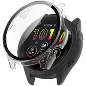 Resim Garmin Forerunner 265 Akıllı Saat Pc Saat Kılıfı Ve Temperli Cam Ekran Koruyucu - Transpare-wellngs 