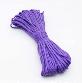 Resim Snapbuy 30m 4mm Paracord Halat - Kamp Ve Yürüyüş İçin El Yapımı Dıy Örgülü İp Mor 