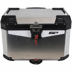 Resim GP KOMPOZİT Universal 57 lt Alüminyum Motosiklet Çantası Gri 