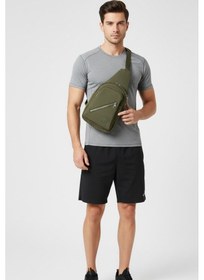 Resim Unisex Krinkıl Su Geçirmez Çanta, Çapraz Askılı Omuz Ve Göğüs Çantası, Bodybag Haki 