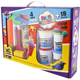 Resim Nova Color Oyun Hamuru Kalıp Seti 18 Parça NC-851 