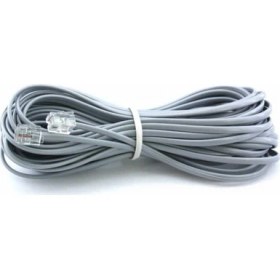 Resim Bisıfır ADSL, VDSL Modem Kablosu, 15 metre (Telefon RJ11 Hat Bağlantı Kablosu) 