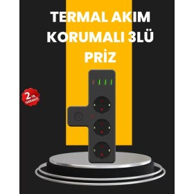 Resim General Ev ve Ofis Için Akıllı Çoklu Priz 7 Girişli 